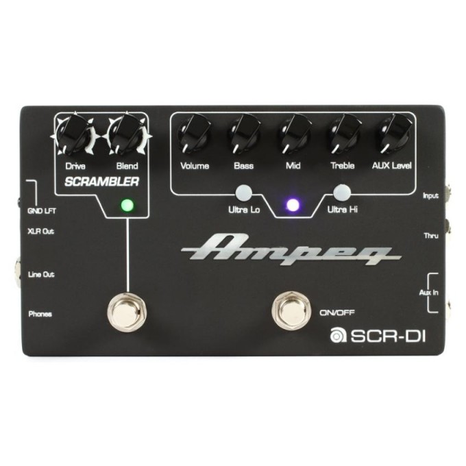 Предусилитель для бас-гитары AMPEG SCR-DI BASS DI W/SCRAMBLER OVERDRIVE 35771